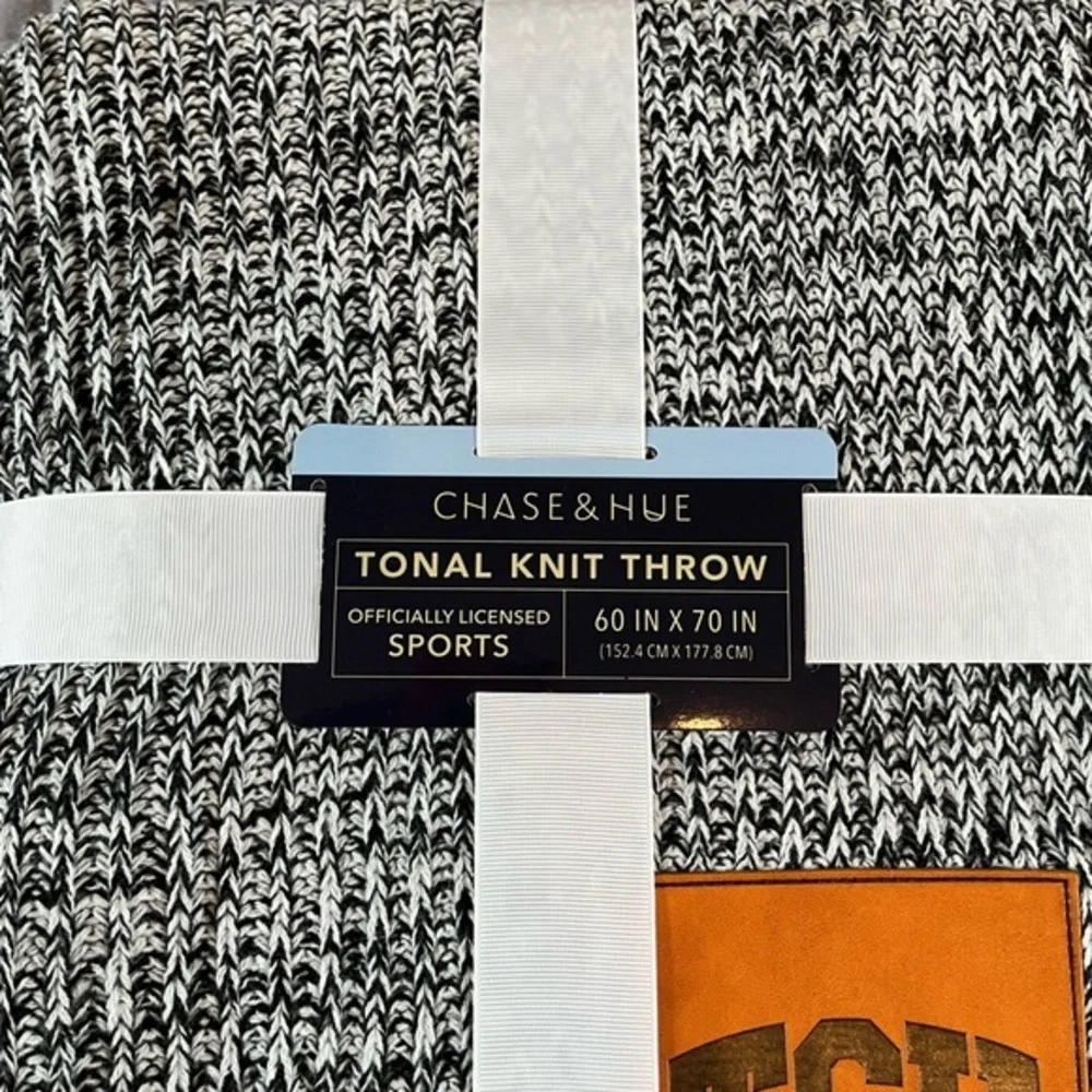 TCU Tonal Knit Throw Blanket NWT